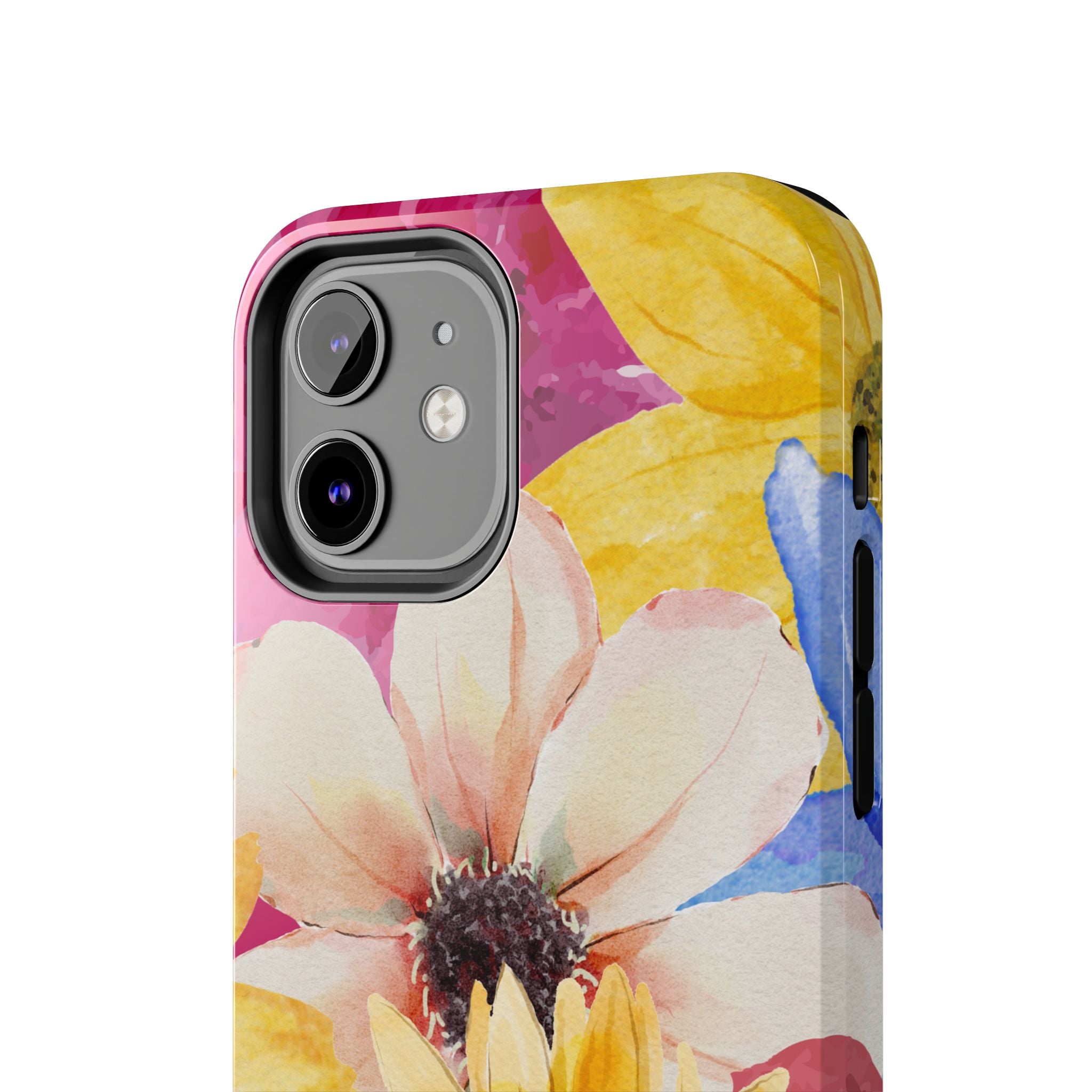 Watercolor Flowers Tough Phone Case (For iPhone, Galaxy & More)