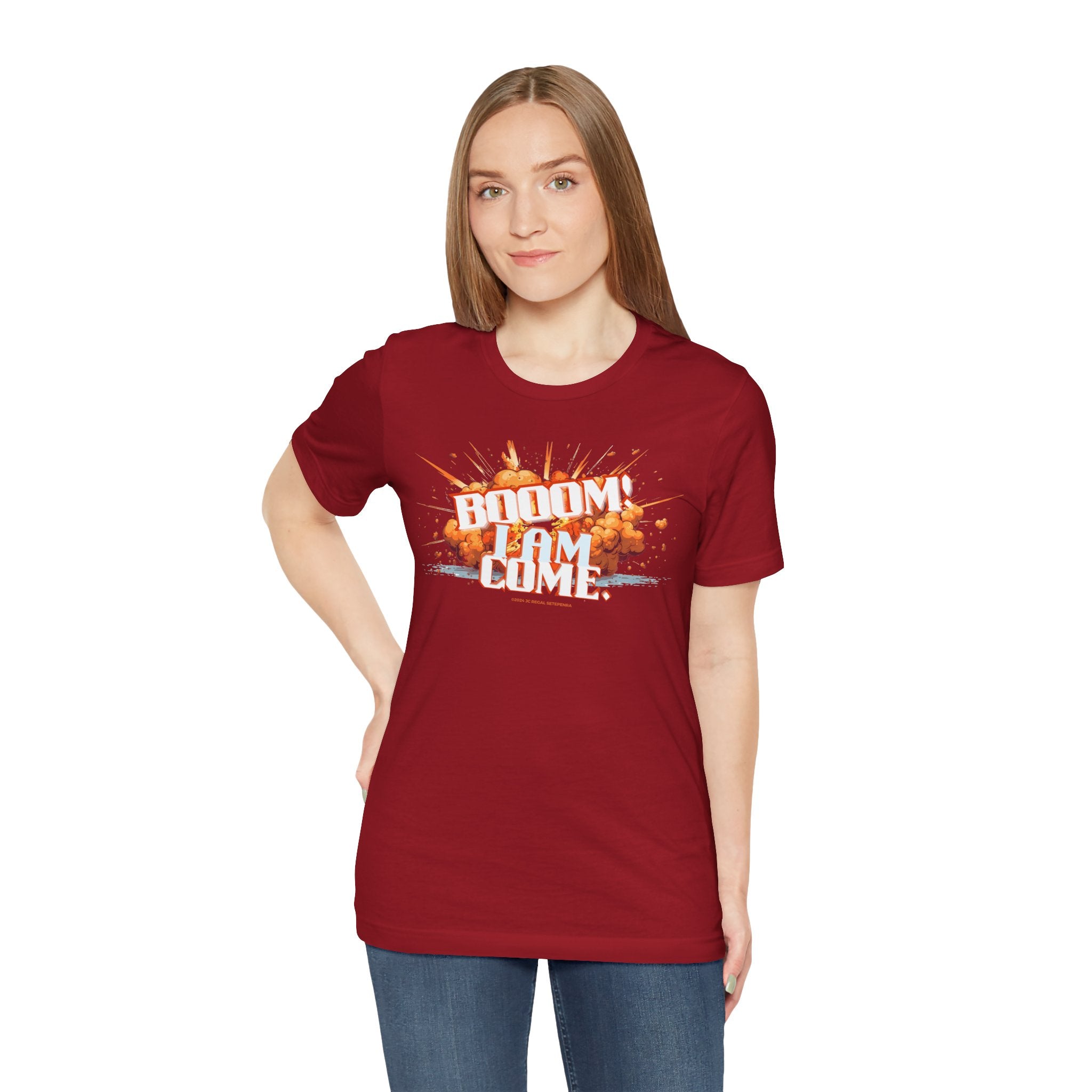 BOOOM! I AM COME Unisex Jersey Short Sleeve Tee