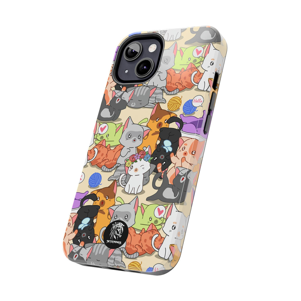 Cats A Lot Tough Phone Case (For iPhone, Galaxy & More)
