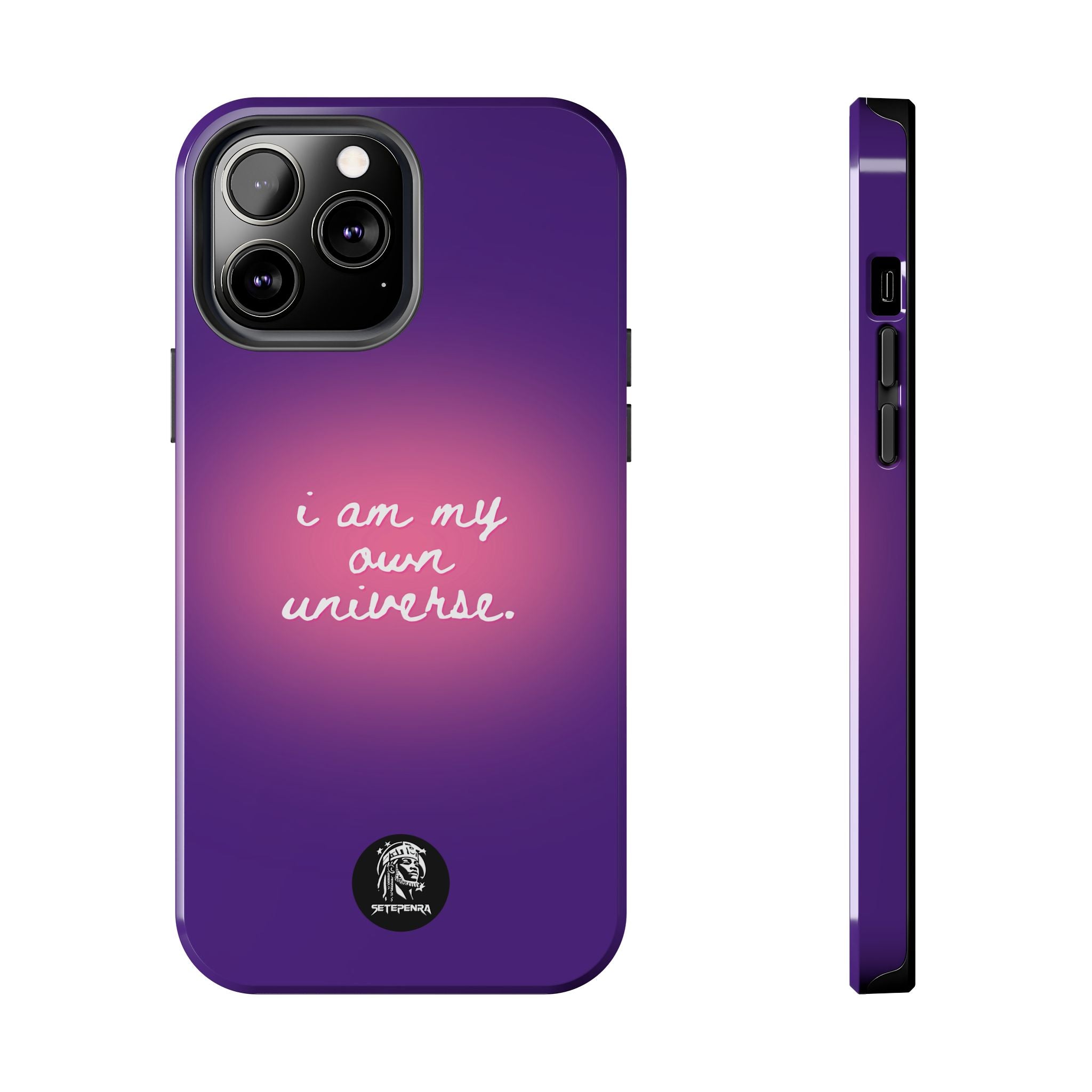 I Am My Own Universe Tough Phone Case (For iPhone, Galaxy & More) - Purple SETEPENRA Phone Case.