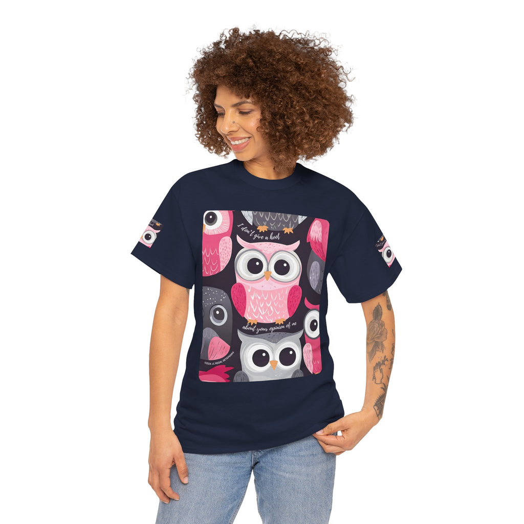 Don't Give A Hoot Unisex Heavy Cotton Tee