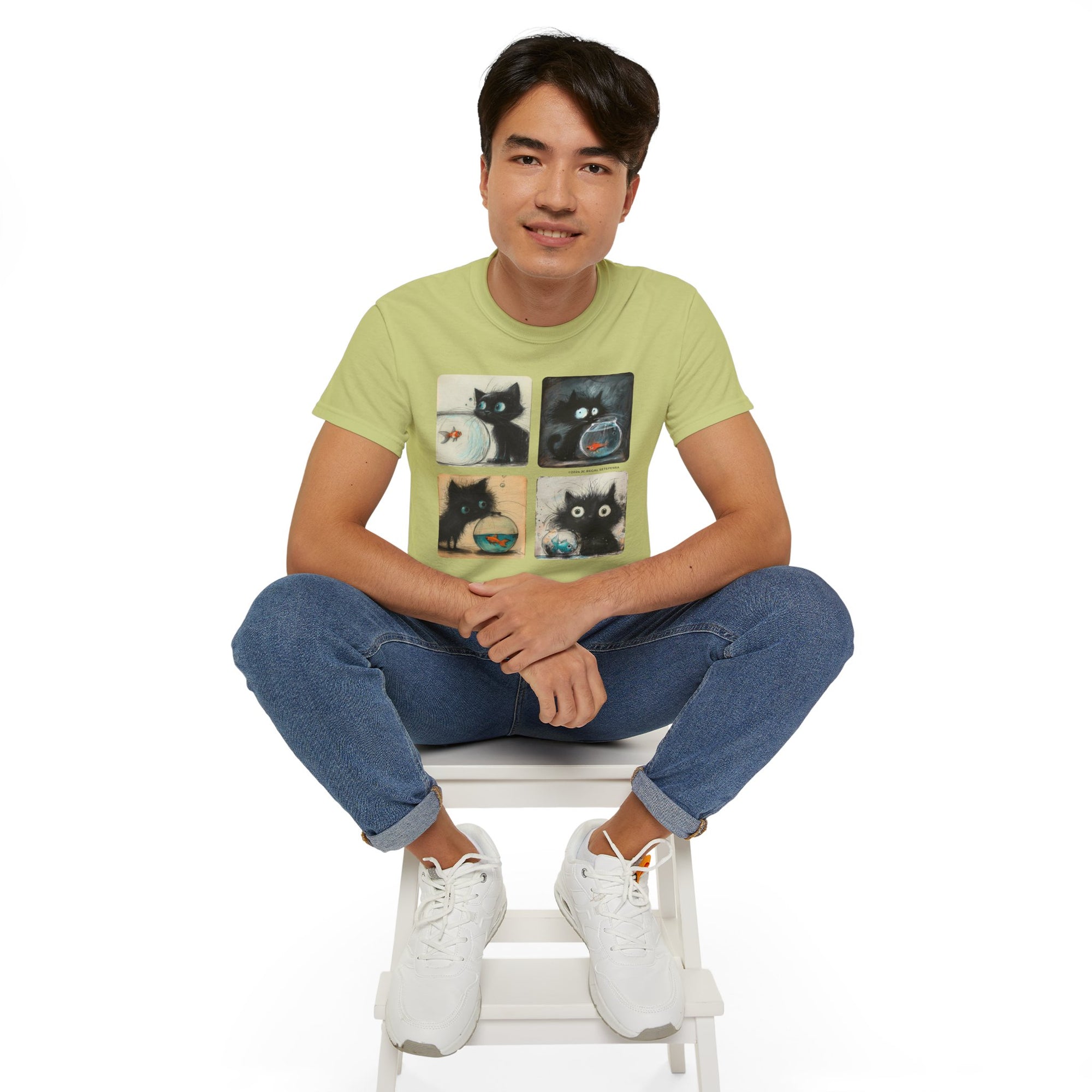 Fishy Kitty Unisex Ultra Cotton Tee
