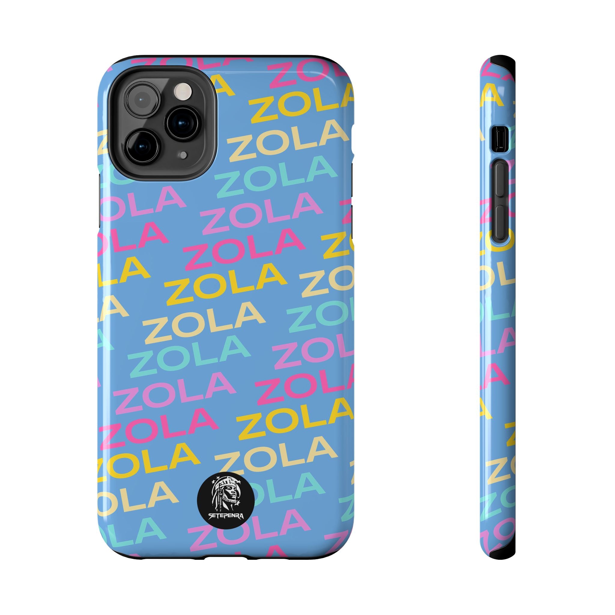 Zola Tough Phone Case (For iPhone, Galaxy & More) - Light Blue SETEPENRA Phone Case.