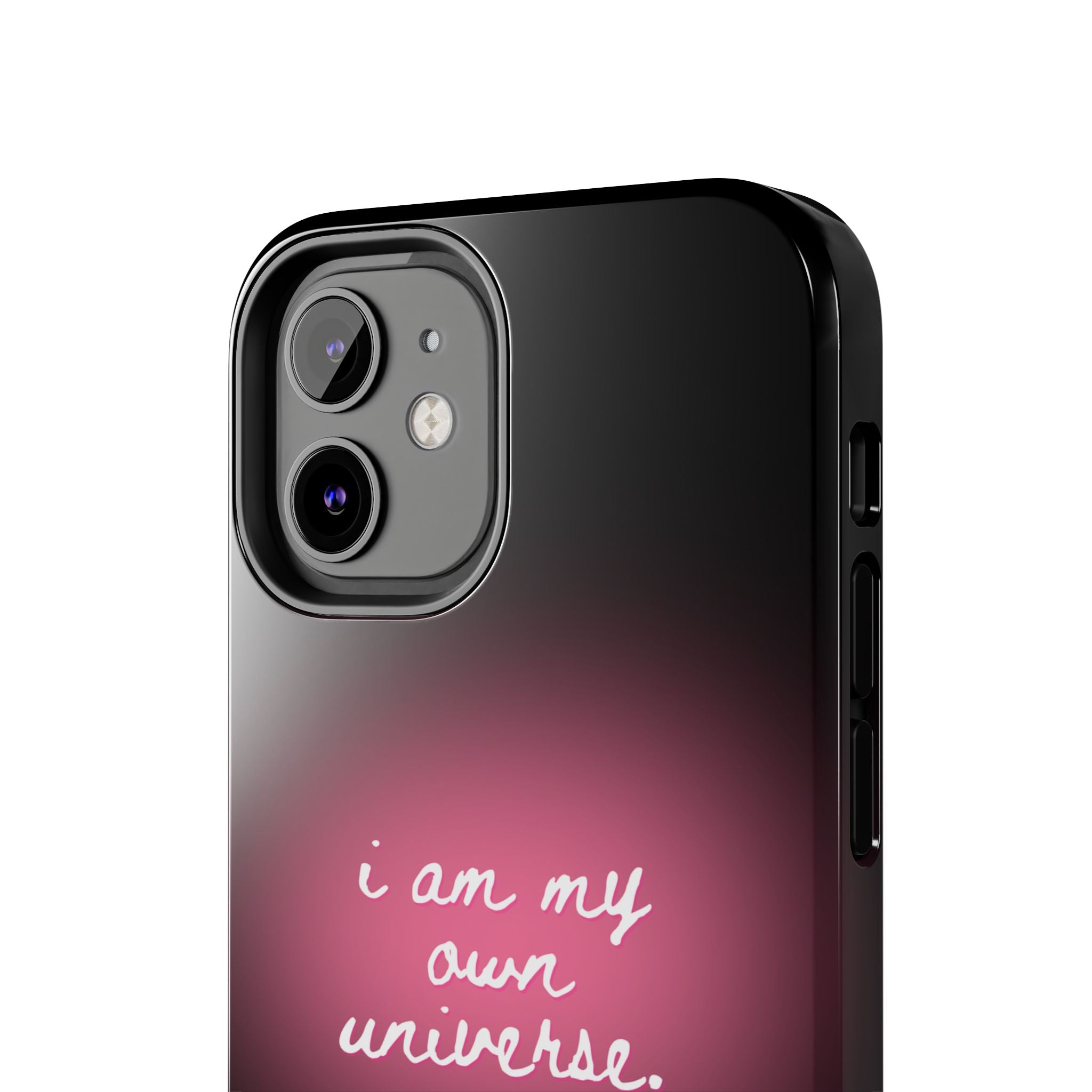 I Am My Own Universe — Pink Glow Protective Cover Tough Phone Case