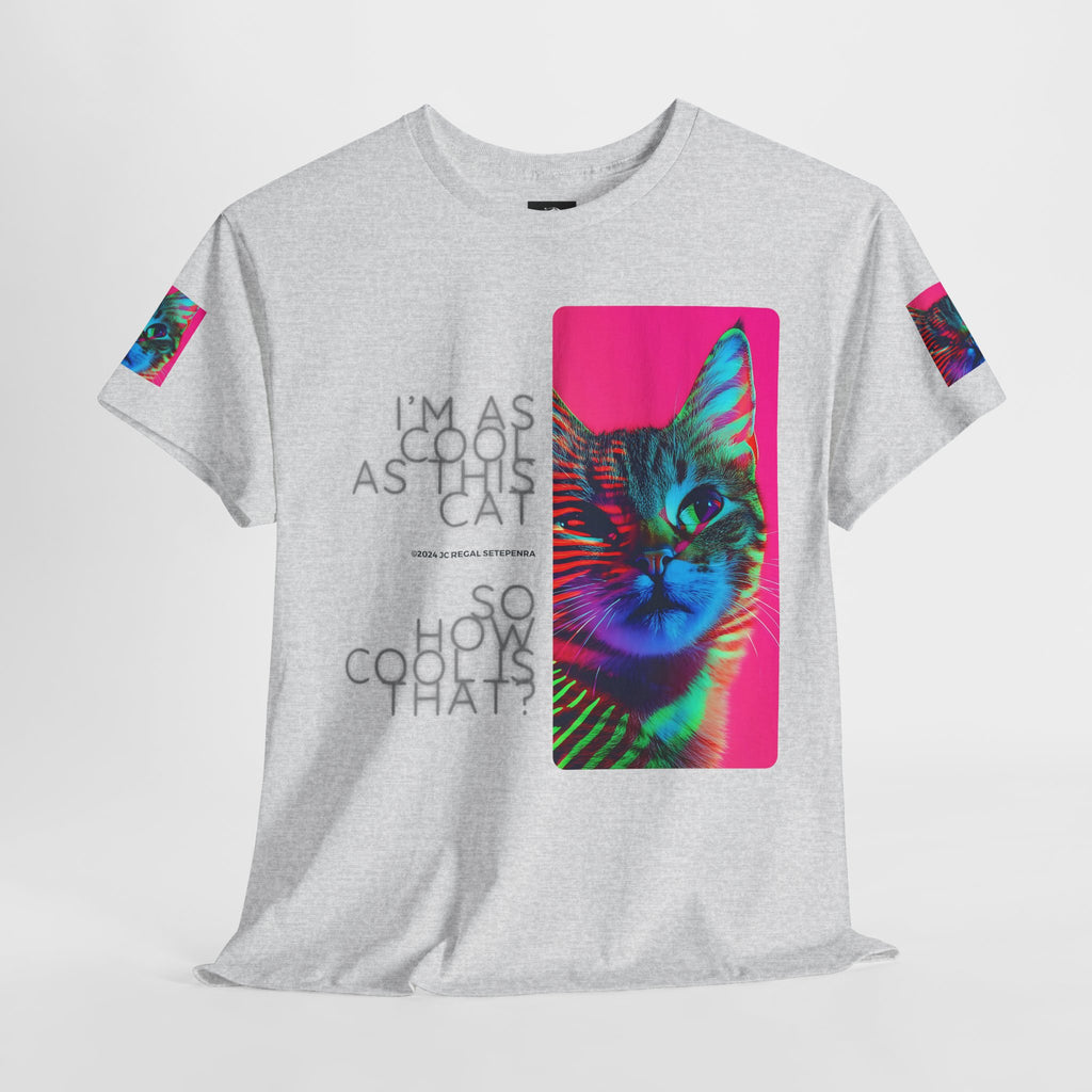 Cool Cat (Whiskers 2) Unisex Heavy Cotton Tee
