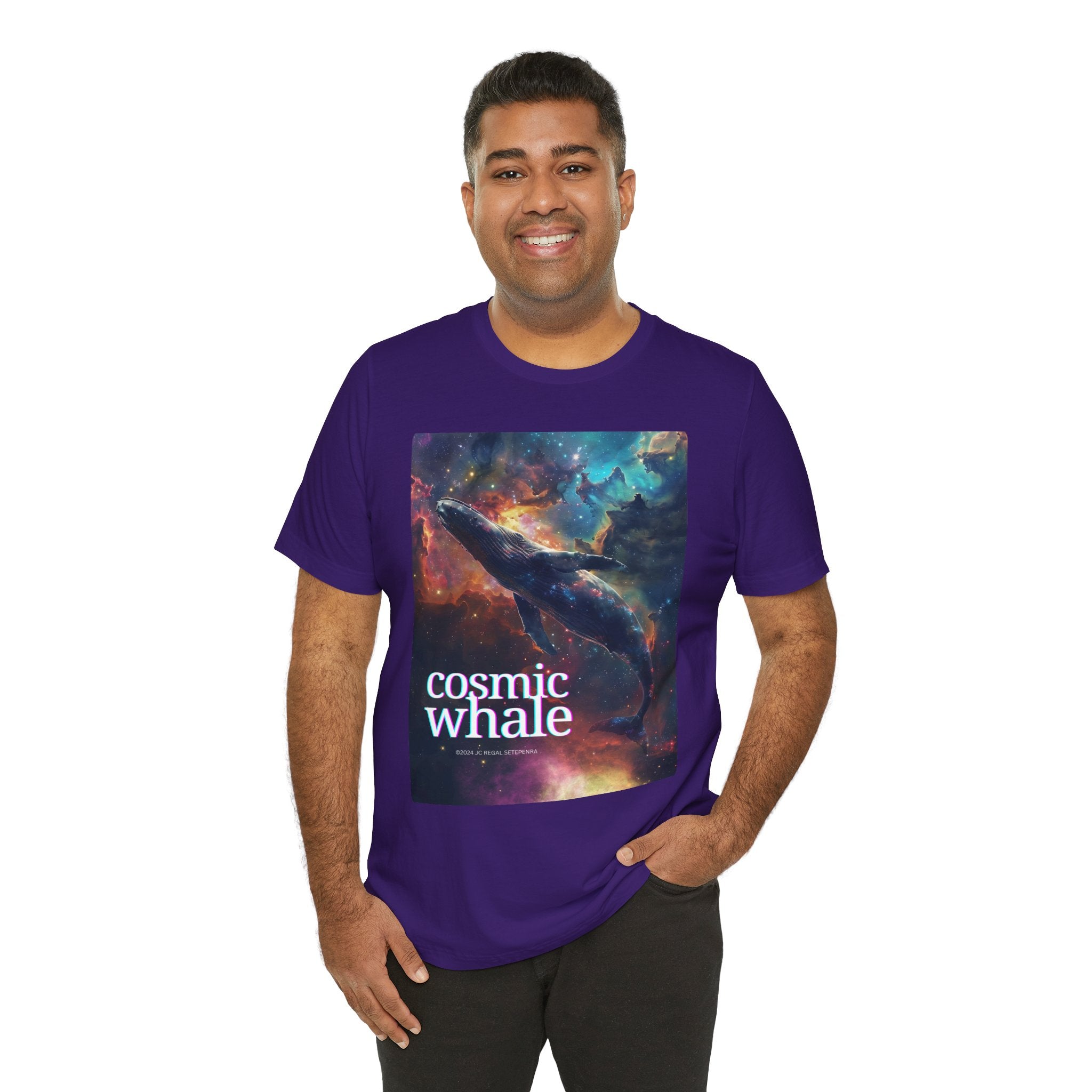 Cosmic Whale Unisex Jersey Short Sleeve Tee