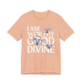 I AM WORTHY GOOD DIVINE Unisex Jersey Short Sleeve Tee SETEPENRA T-Shirt.