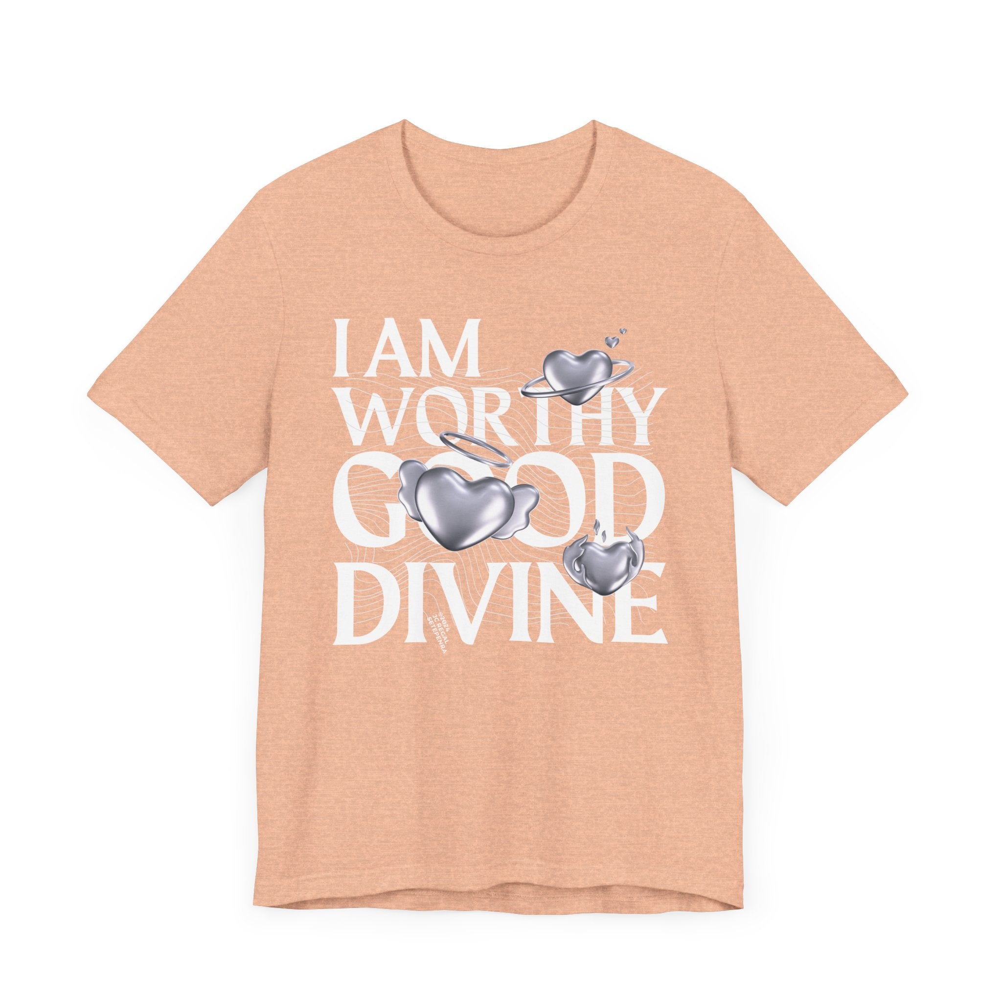 I AM WORTHY GOOD DIVINE Unisex Jersey Short Sleeve Tee SETEPENRA T-Shirt.
