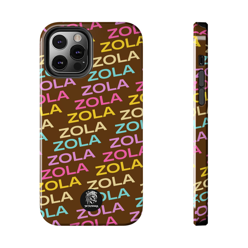 Zola Tough Phone Case (For iPhone, Galaxy & More) - Brown SETEPENRA Phone Case.