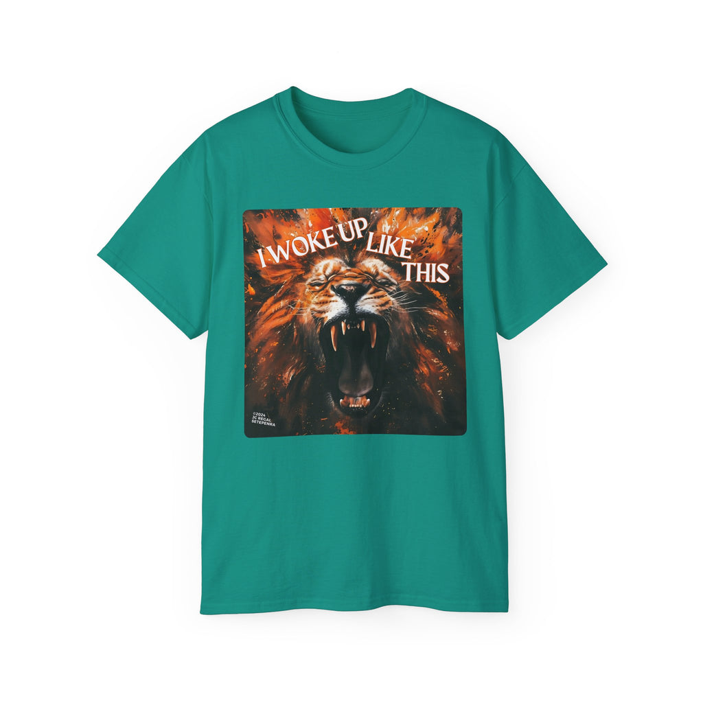 I Woke Up Like This (Roaring Edition 2) Unisex Ultra Cotton Tee SETEPENRA T-Shirt.