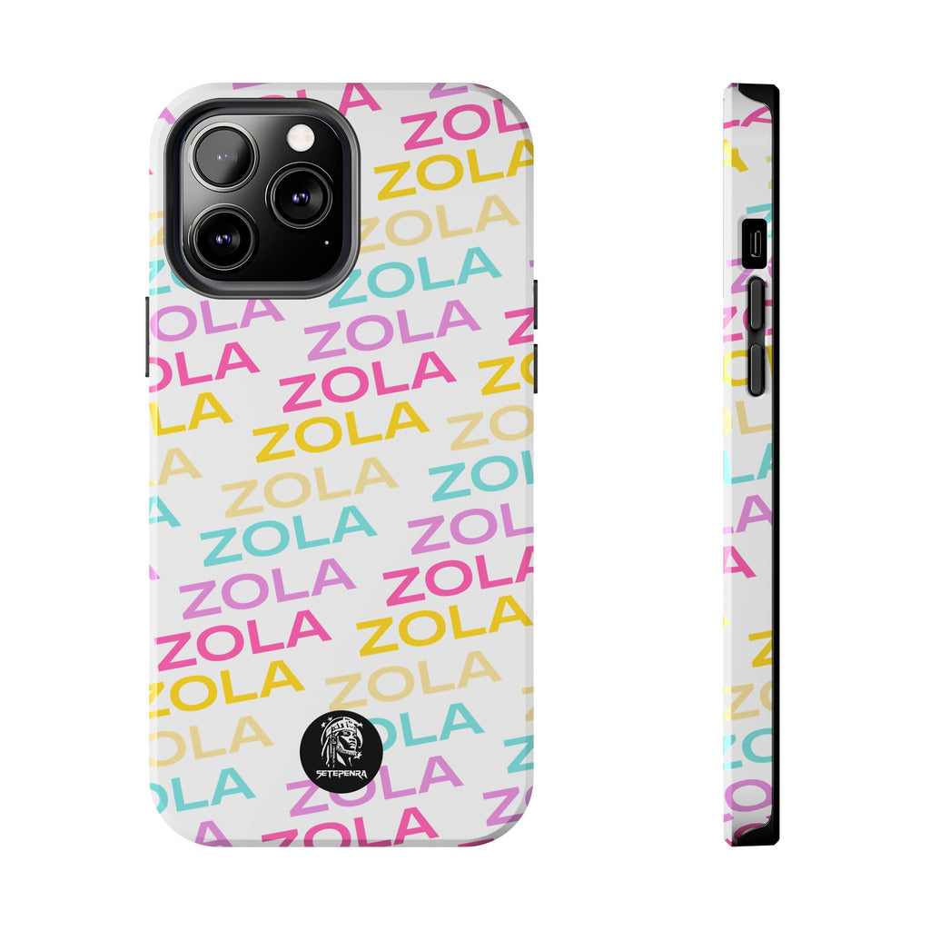 Zola Tough Phone Case (For iPhone, Galaxy & More) - White SETEPENRA Phone Case.