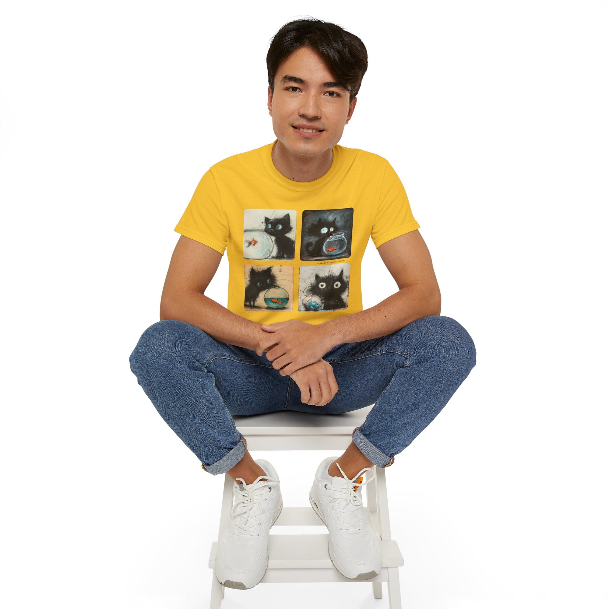 Fishy Kitty Unisex Ultra Cotton Tee