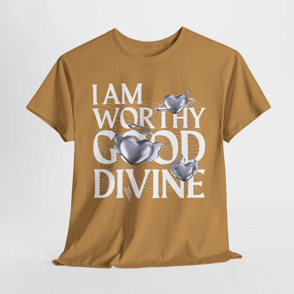 I AM WORTHY GOOD DIVINE Unisex Heavy Cotton Tee