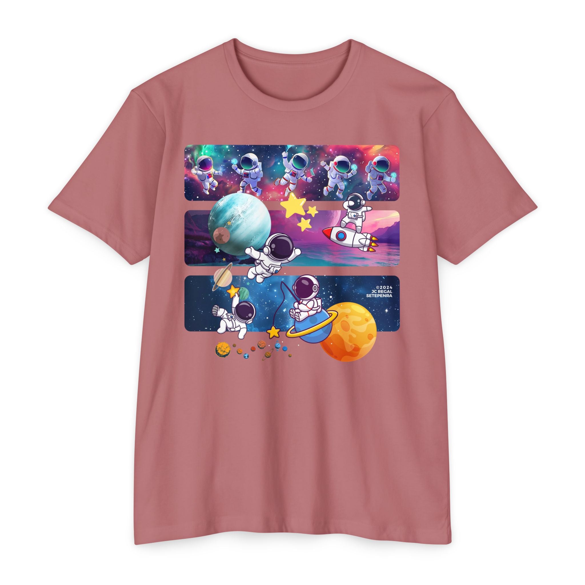 Astro Cosmo (V2.0) Unisex CVC Jersey T-shirt SETEPENRA T-Shirt.
