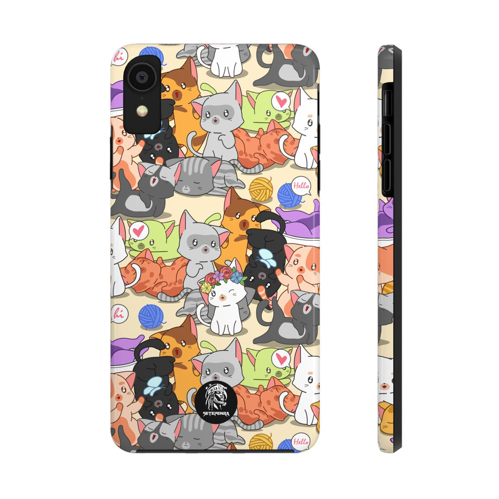 Cats A Lot Tough Phone Case (For iPhone, Galaxy & More) SETEPENRA Phone Case.