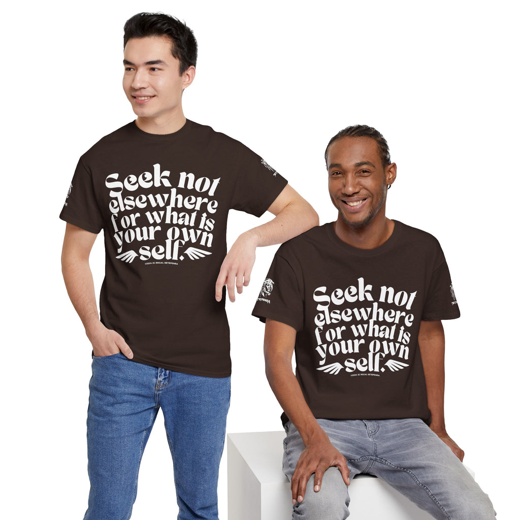 Seek Not Elsewhere Unisex Heavy Cotton Tee