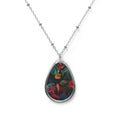 Tropican Retreat (Scene 1) Oval Necklace SETEPENRA Accessories.