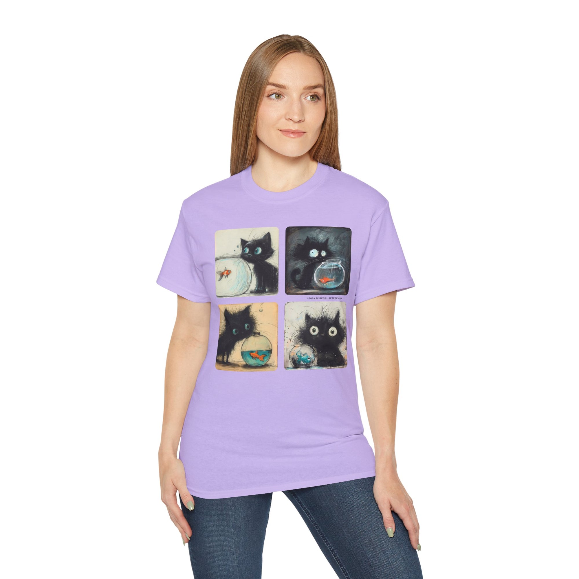 Fishy Kitty Unisex Ultra Cotton Tee