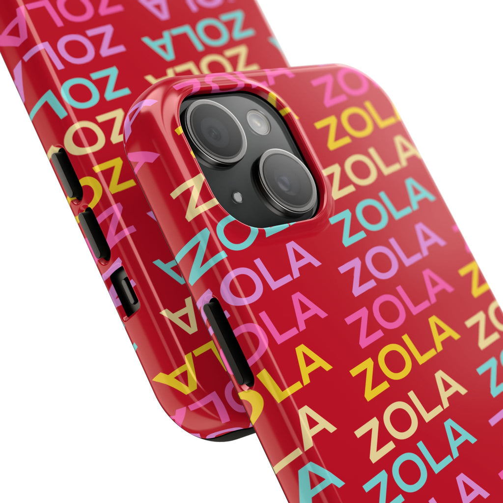 Zola Tough Phone Case (For iPhone, Galaxy & More) - Dark Red