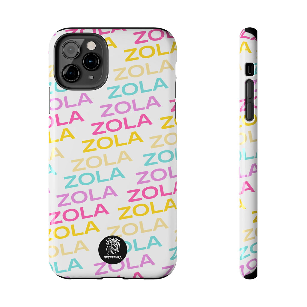 Zola Tough Phone Case (For iPhone, Galaxy & More) - White SETEPENRA Phone Case.