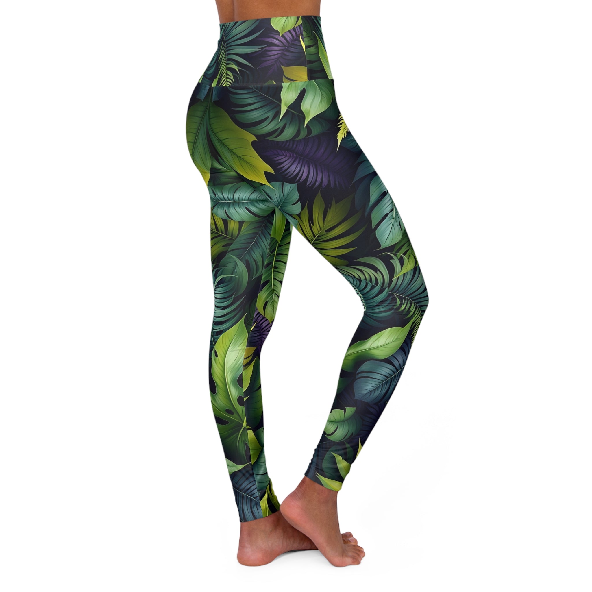 Royal Lush High Waisted Yoga Leggings SETEPENRA All Over Prints.