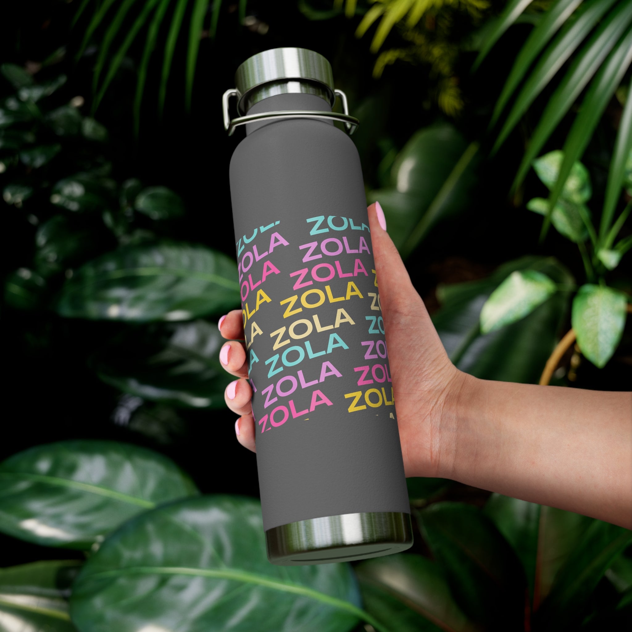 Zola Copper Vacuum Insulated Bottle, 22oz