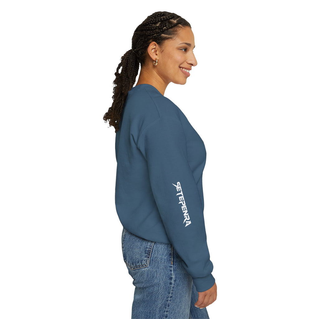Channel It Unisex Heavy Blend™ Crewneck Sweatshirt (White Print)