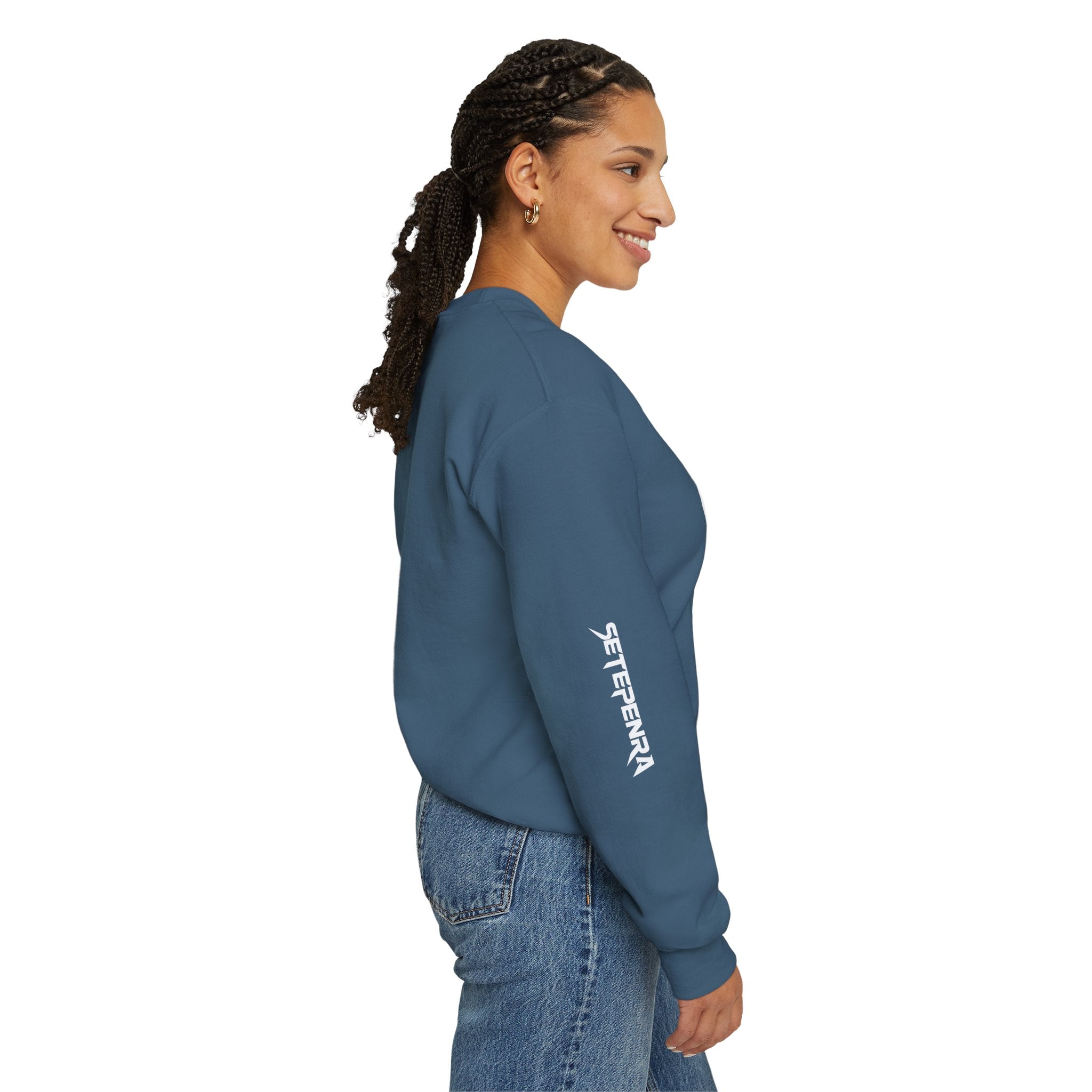 Channel It Unisex Heavy Blend™ Crewneck Sweatshirt (White Print)