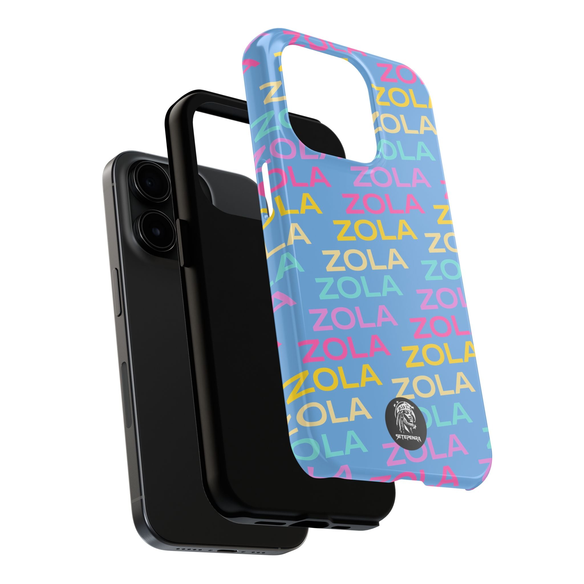 Zola Tough Phone Case (For iPhone, Galaxy & More) - Light Blue