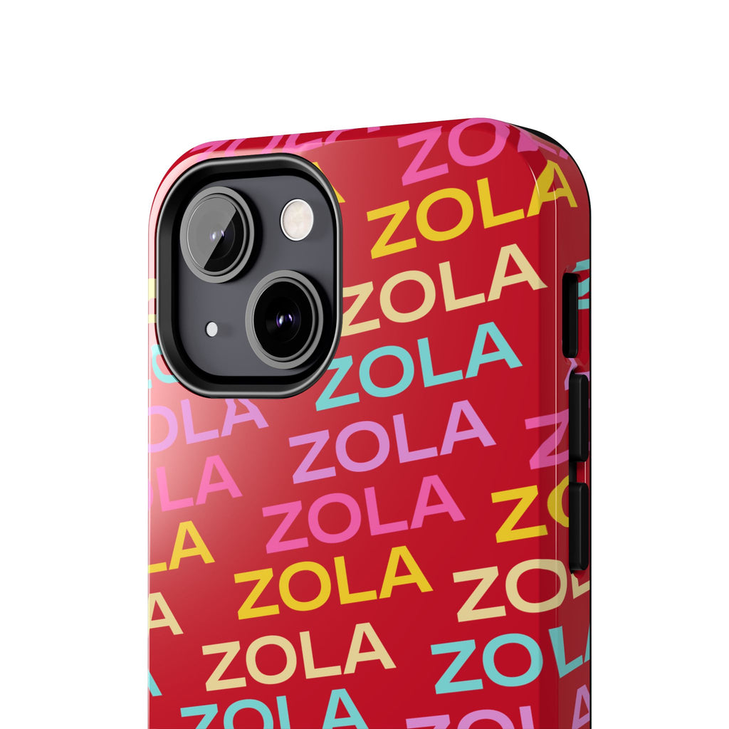 Zola Tough Phone Case (For iPhone, Galaxy & More) - Dark Red