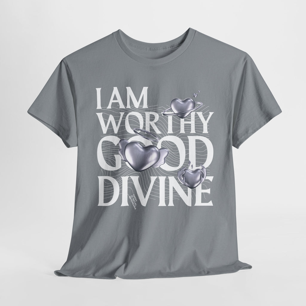 I AM WORTHY GOOD DIVINE Unisex Heavy Cotton Tee