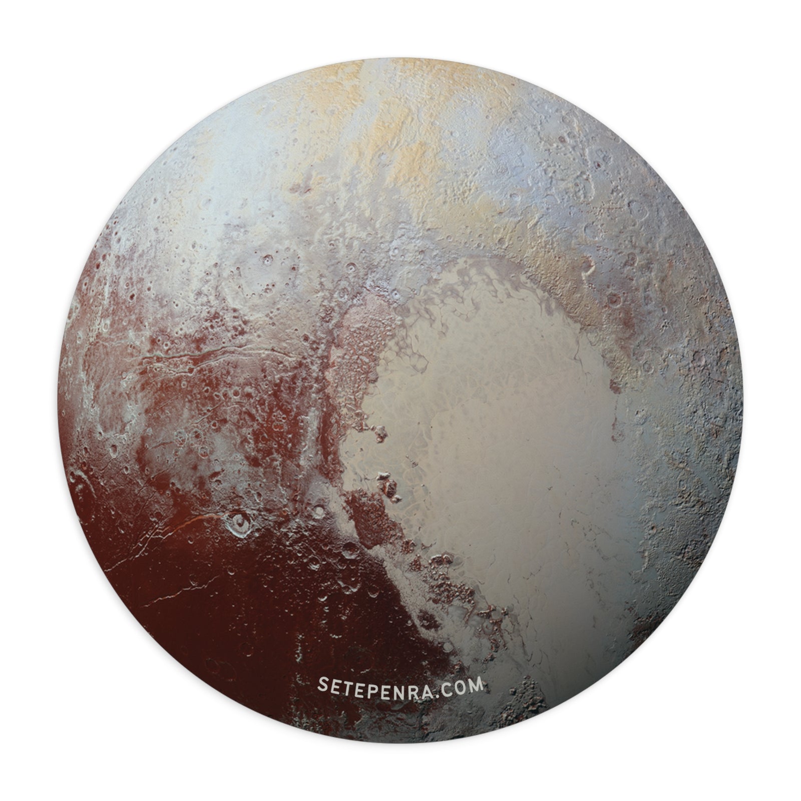 Cosmic Spaces Neoprene Mousepad - Pluto