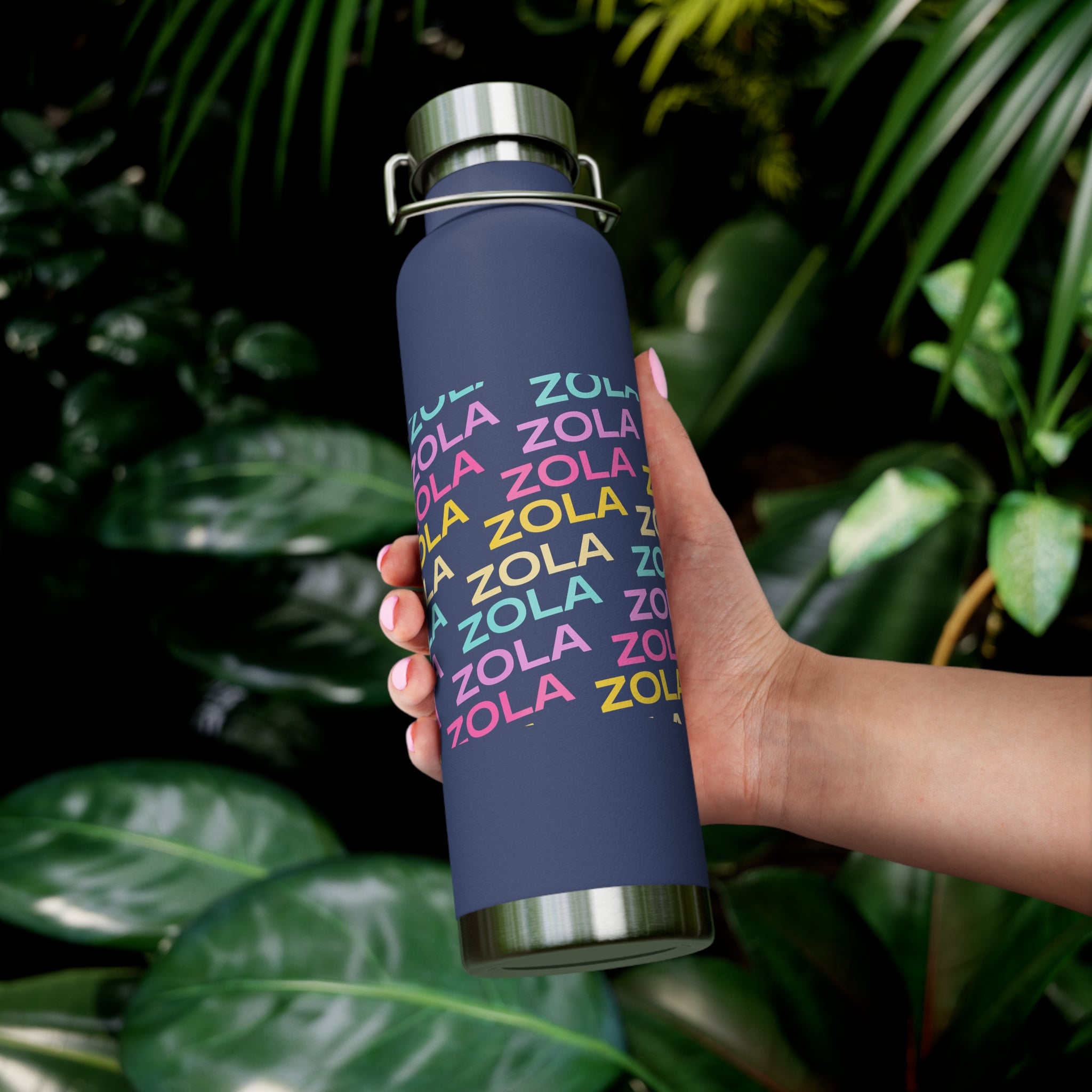 Zola Copper Vacuum Insulated Bottle, 22oz