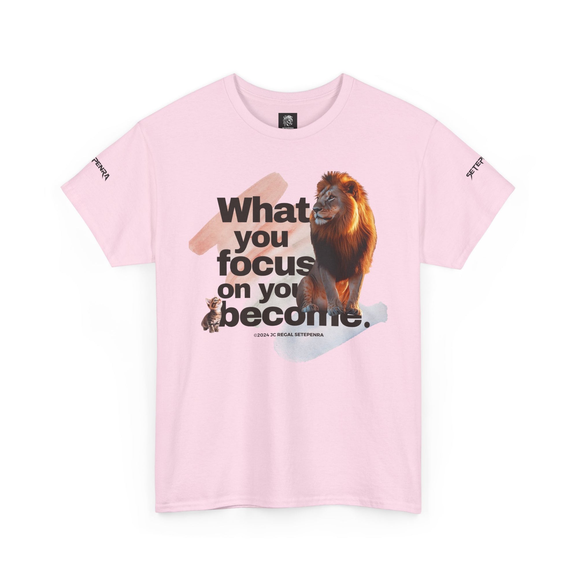 What You Focus On You Become Unisex Heavy Cotton Tee