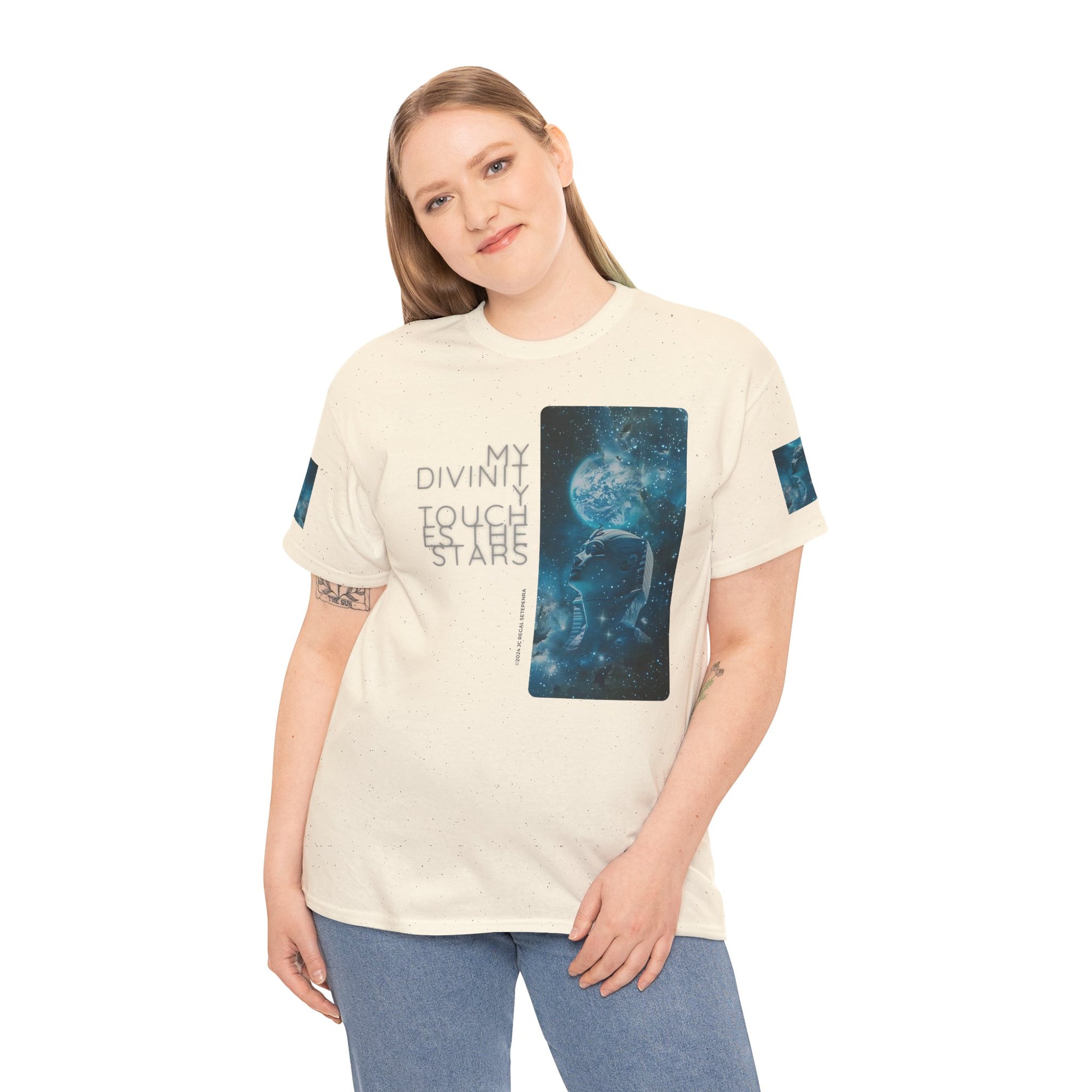 My Divinity Touches The Stars Unisex Heavy Cotton Tee