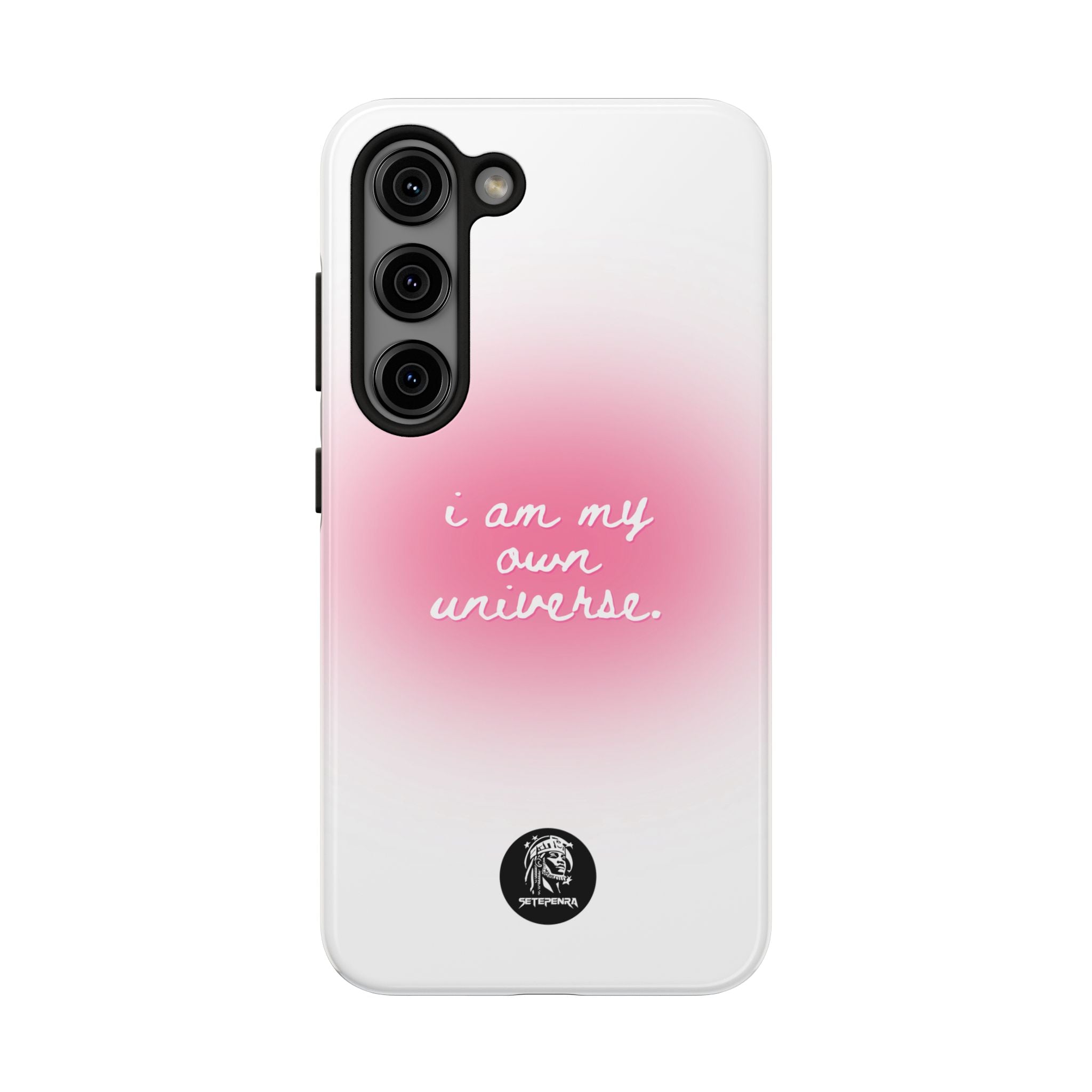 I Am My Own Universe Tough Phone Case (For iPhone, Galaxy & More) - White