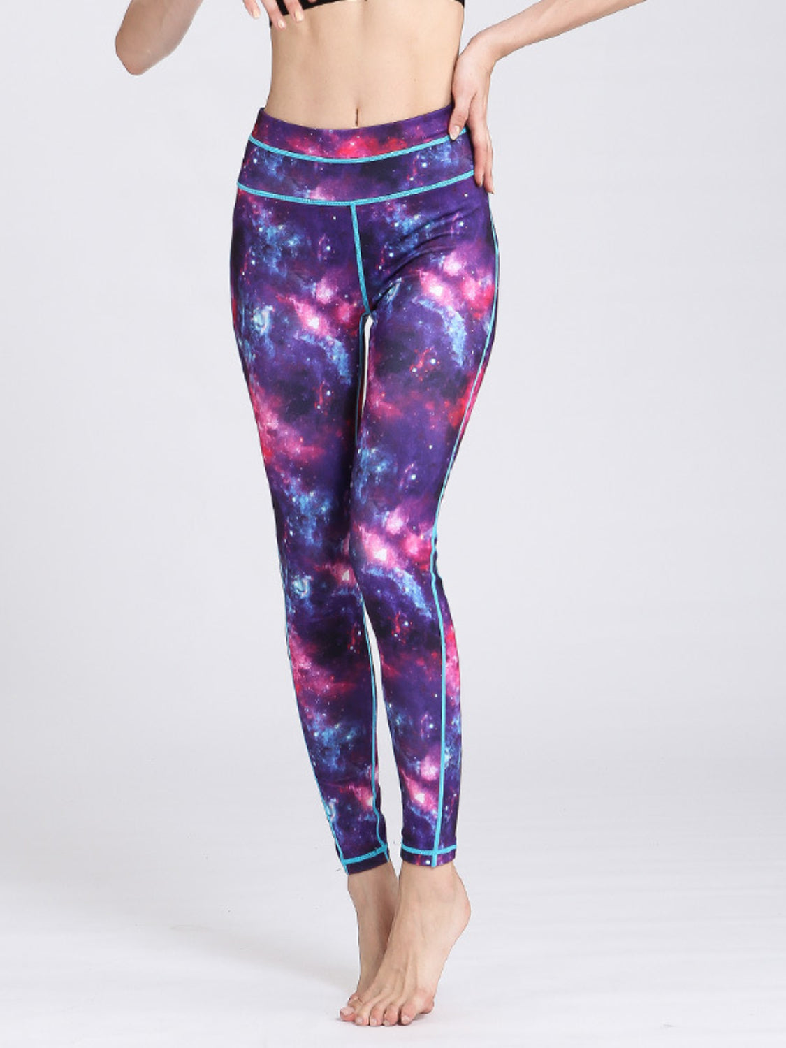 Printed Active High Waist Leggings SETEPENRA .