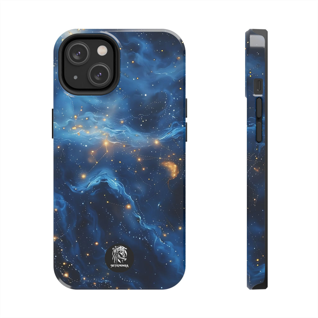Blue Cosmos Tough Phone Case (For iPhone, Galaxy & More) SETEPENRA Phone Case.