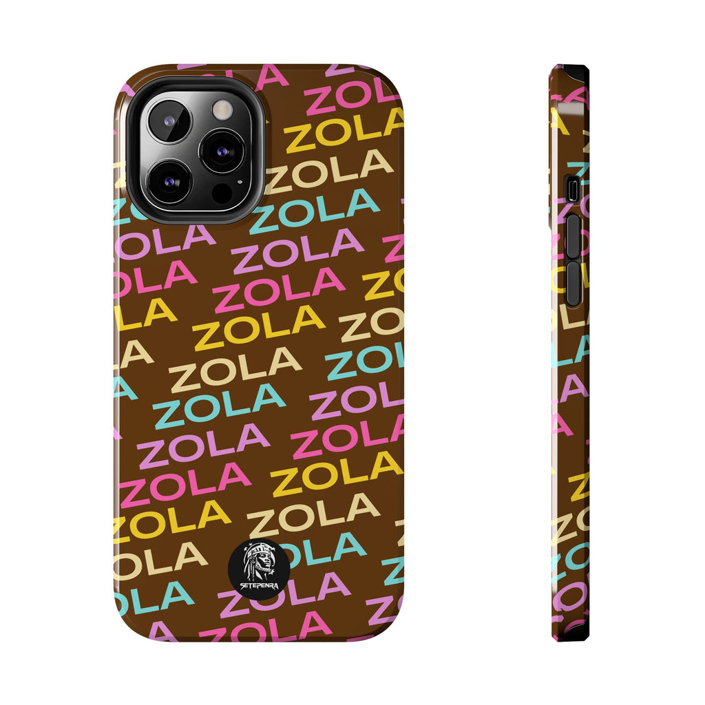 Zola Tough Phone Case (For iPhone, Galaxy & More) - Brown SETEPENRA Phone Case.