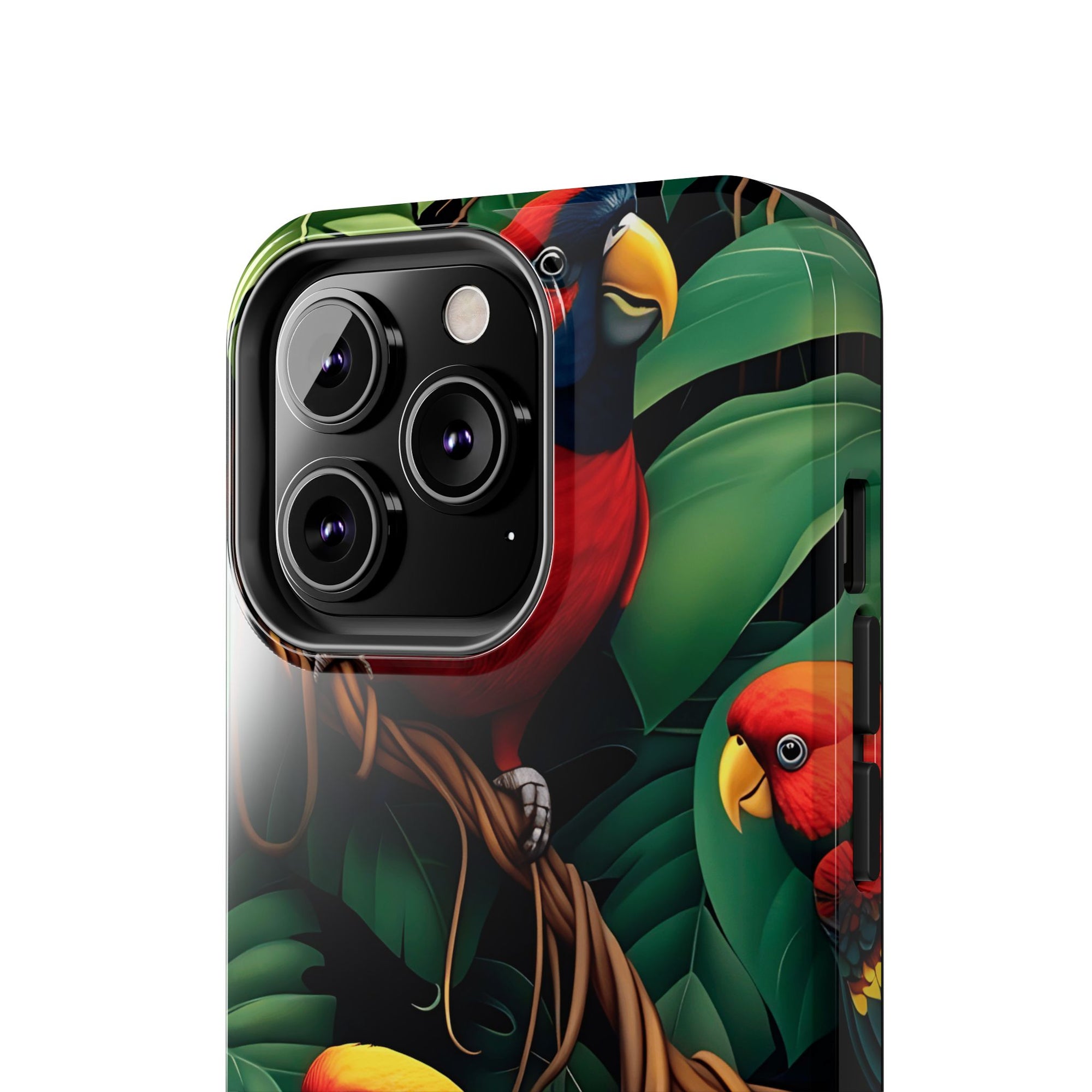 Tri-Parrot Tough Phone Case (For iPhone, Galaxy &amp; More)