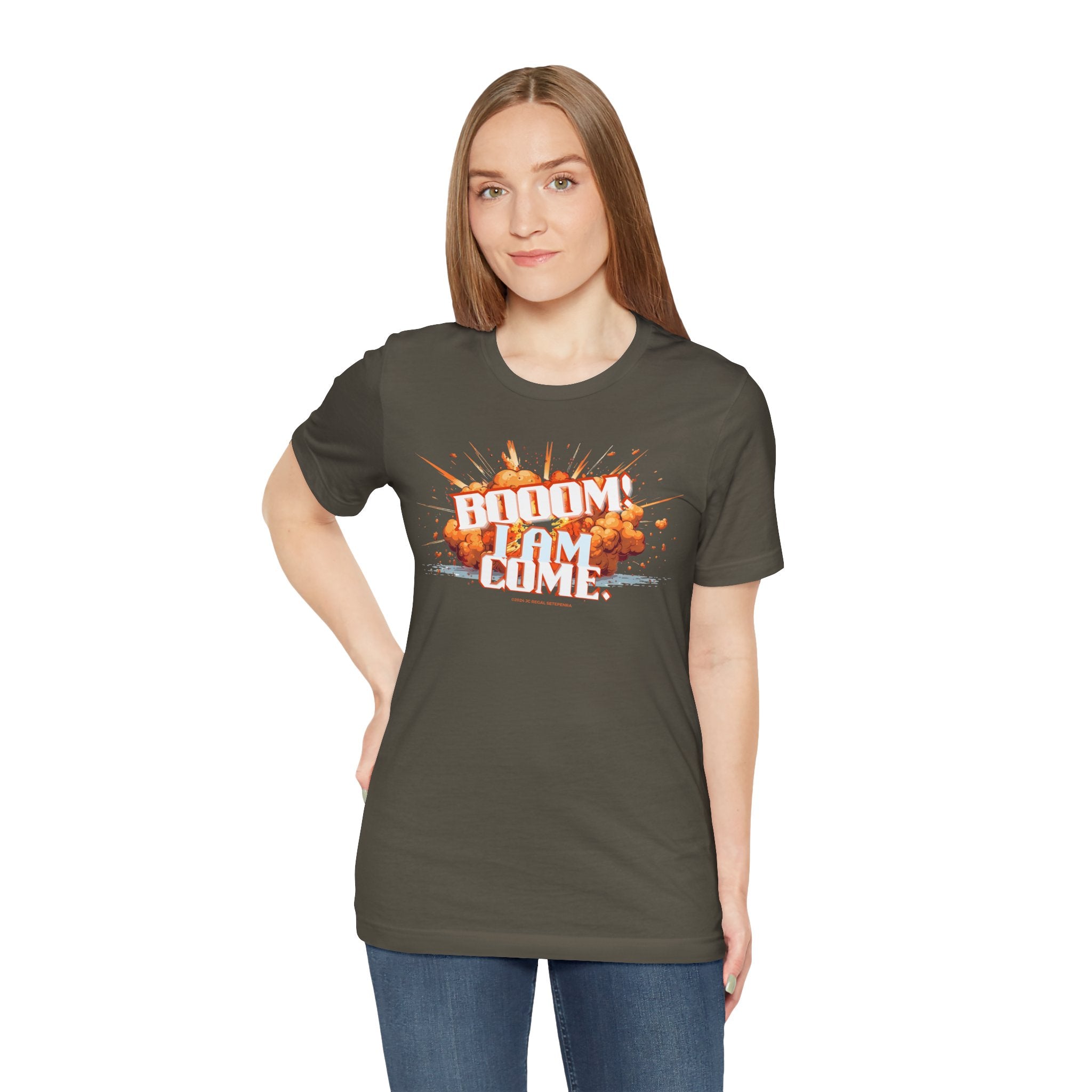 BOOOM! I AM COME Unisex Jersey Short Sleeve Tee