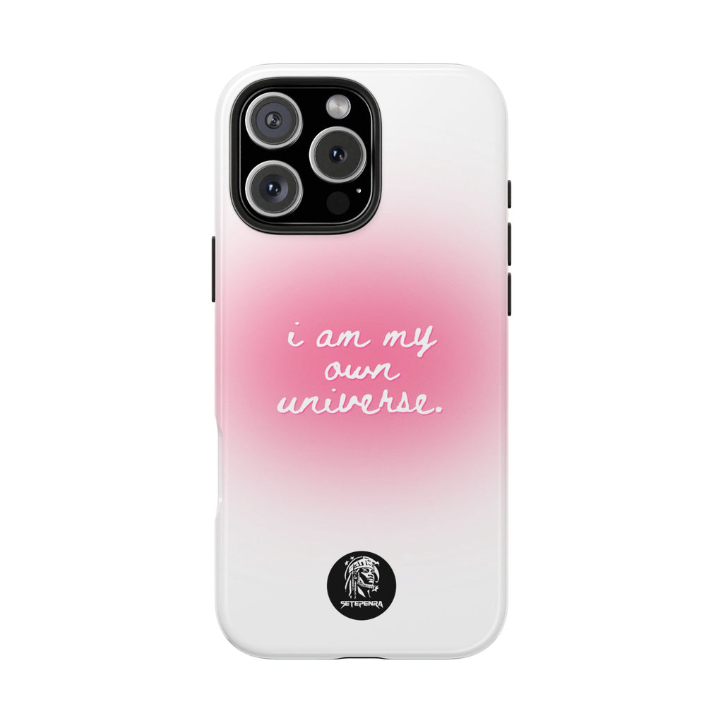 I Am My Own Universe Tough Phone Case (For iPhone, Galaxy & More) - White SETEPENRA Phone Case.