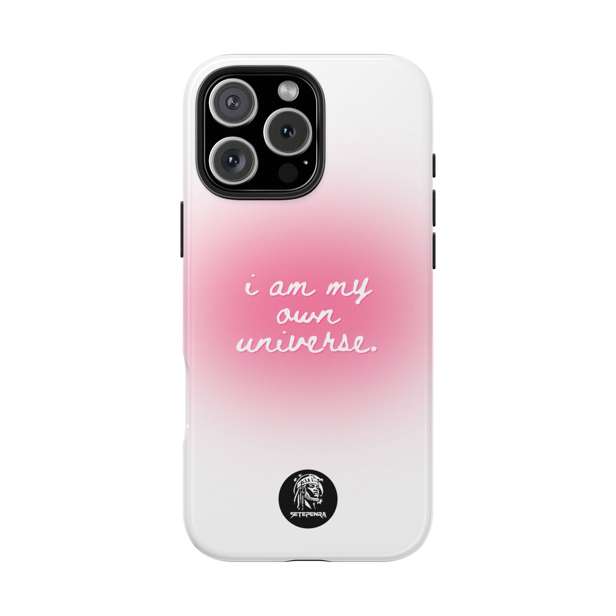 I Am My Own Universe Tough Phone Case (For iPhone, Galaxy & More) - White SETEPENRA Phone Case.