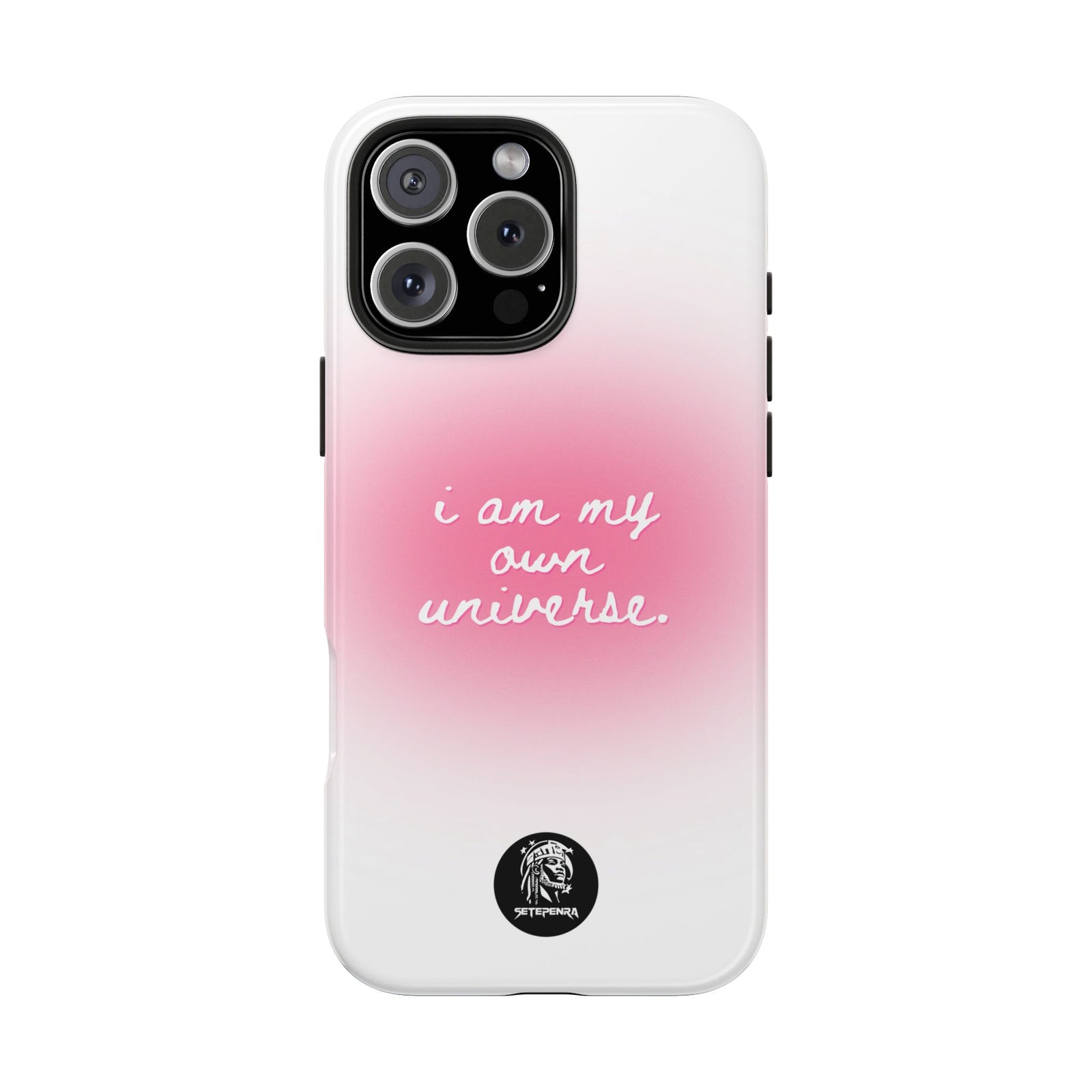 I Am My Own Universe Tough Phone Case (For iPhone, Galaxy & More) - White SETEPENRA Phone Case.