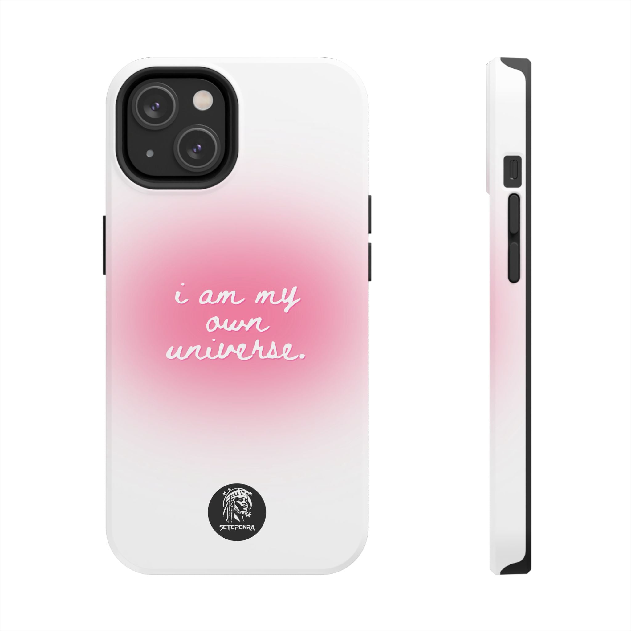 I Am My Own Universe Tough Phone Case (For iPhone, Galaxy & More) - White SETEPENRA Phone Case.