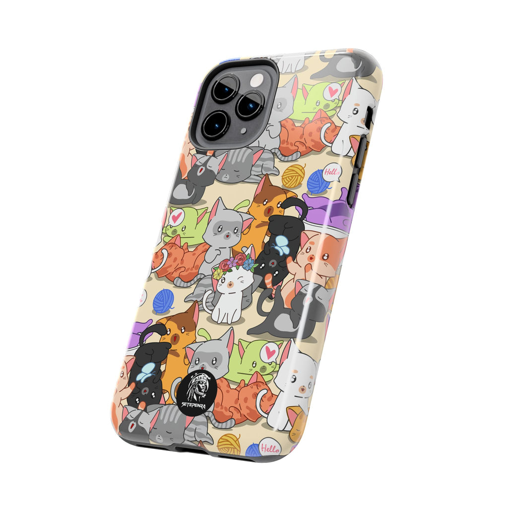 Cats A Lot Tough Phone Case (For iPhone, Galaxy & More)