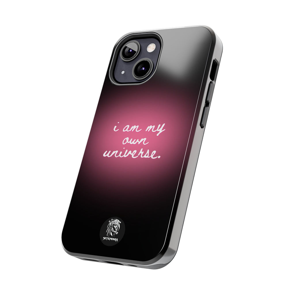 I Am My Own Universe Tough Phone Case (For iPhone, Galaxy & More) - Black