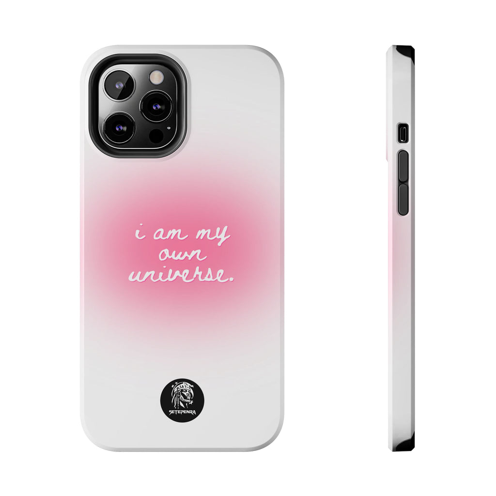 I Am My Own Universe Tough Phone Case (For iPhone, Galaxy & More) - White SETEPENRA Phone Case.