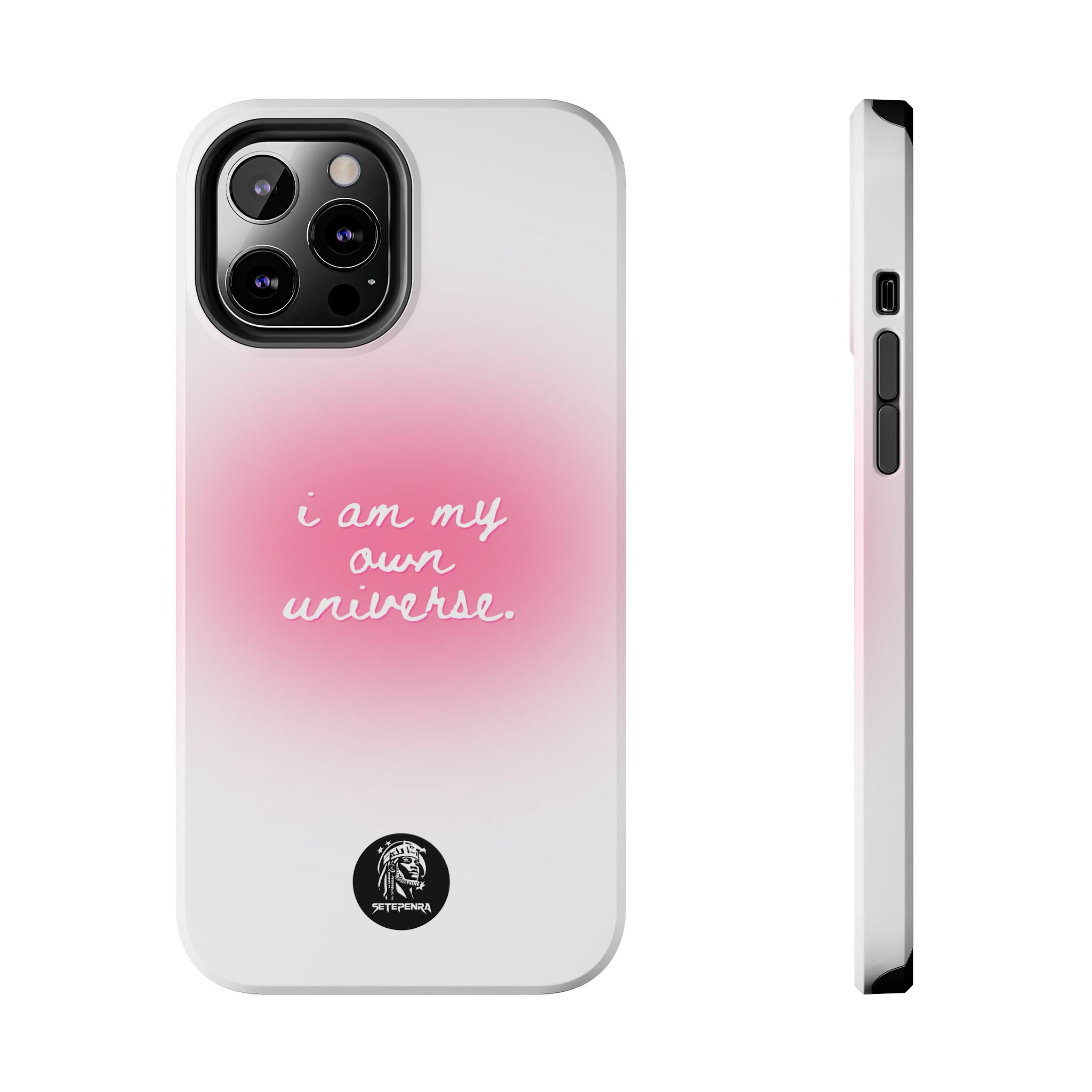 I Am My Own Universe Tough Phone Case (For iPhone, Galaxy & More) - White SETEPENRA Phone Case.