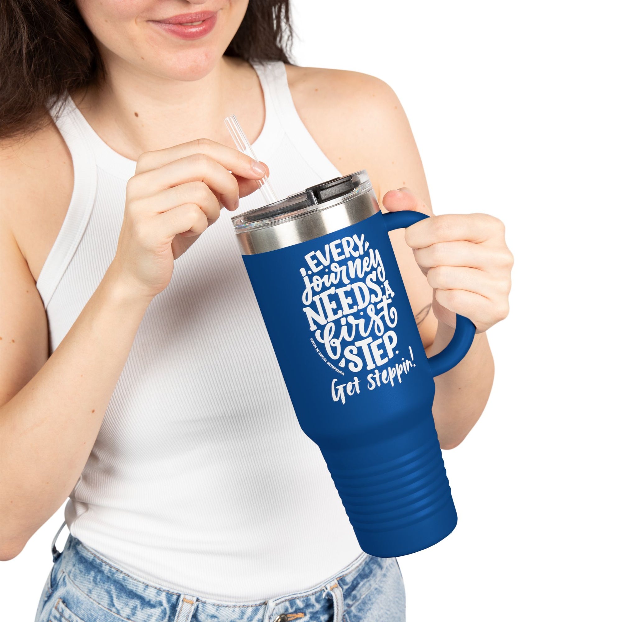 Get Steppin! Insulated Travel Mug, 40oz